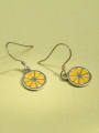 thumb Creative Lemon Slice Silver Earrings 2