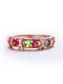 thumb Fashion Multi-color Gemstones Multistone ring 0