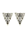 thumb Punk style Hollow Personalized Alloy Stud Earrings 0