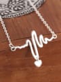thumb Fashion Heart-rate shaped Necklace 1