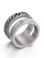 thumb Stainless Steel With Gold Plated Shell Fashion Rings 2