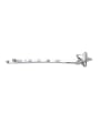 thumb Five Point Shaped Crystal Hairpin 0