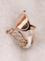 thumb Small Fox Rose Gold Plated Ring 1