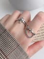 thumb 925 Sterling Silver With  Vintage Cross Chain Tassels Free Size Rings 2