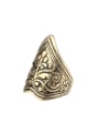 thumb Retro style Personalized Alloy Carved Ring 2