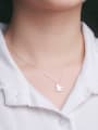 thumb Simple Peace Dove Silver Necklace 1