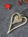 thumb Antique Silver Plated Heart Shaped Necklace 3