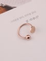 thumb Exquisite Simple Geometric Opening Ring 1