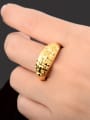 thumb Fashionable 24K Gold Plated Geometric Copper Ring 2