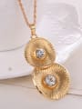thumb Alloy Imitation-gold Plated Fashion Artificial Stones Round Two Pieces Jewelry Set 1