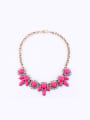 thumb 2018 Flower Artificial Stones Alloy Necklace 1