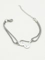 thumb 2018 Heart-shaped Accessories Double Lines Bracelet 0