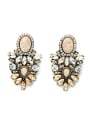 thumb Exquisite Rhinestones Stud Chandelier earring 0