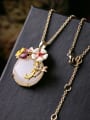 thumb Beautiful Enamel Alloy Necklace 4