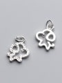 thumb 925 Sterling Silver With Silver Plated Cute Animal dog Charms 0