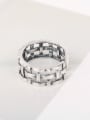 thumb 2018 Retro Woven Silver Opening Ring 1