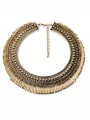 thumb Alloy Exaggerate Nail Shaped Sweater Necklace 0