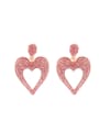 thumb Elegance of Temperament Sweetly Women Heart-shape Stud Earrings 0