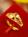thumb Gold Plated S Shaped Women Ring 0