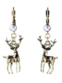 thumb Retro Antelope Artificial Pearl Alloy drop earring 0