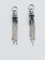 thumb 925 Sterling Silver With Antique Silver Plated Personality tassel Charms 0