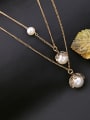 thumb Double-layer Simple Style Women 's Necklace 2