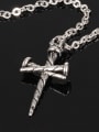 thumb Personalized Cross Titanium Men Necklace 1