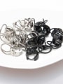 thumb Stainless Steel With Black Gun Plated Trendy Round Clip On Earrings 2