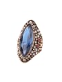 thumb Retro style Oval Resin stone Rhinestones Alloy Ring 0