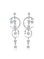 thumb Copper inlaid 3A zircon exquisite personalized studs Earring 0