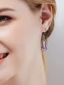 thumb S925 Silver Crystal hook earring 1