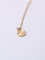 thumb Titanium With Gold Plated Simplistic Round Necklaces 0