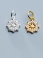 thumb 925 Sterling Silver With Cubic Zirconia  Personality Irregular Charms 0