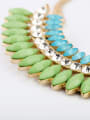 thumb Artificial Stones Alloy Sweater Necklace 2