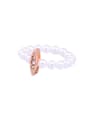 thumb Artificial Pearls Alloy Women Fashion Alloy Ring 3