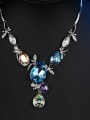 thumb Multi-color Crystals Necklace 2