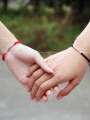 thumb Sterling silver beads red thread bracelet 1