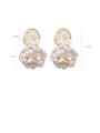 thumb Alloy With Gold Plated Fashion Hollow Round Drop Earrings 3