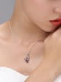 thumb Fashion Heart Cubic Zircon Copper Pendant 1