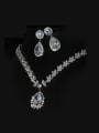 thumb Wedding Party  Water Drop Shaped  Two Pieces Set 1