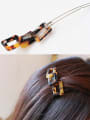 thumb Alloy With Cellulose Acetate Fashion  Hollow Geometric Barrettes & Clips 2
