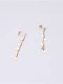 thumb Titanium With Gold Plated Simplistic Heart Drop Earrings 0