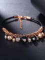 thumb Exquisite Rose Gold Plated Plastic Beads Bracelet 2