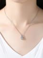 thumb Fashion Shiny Cubic Zirconias Water Drop Necklace 1