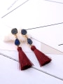 thumb Elegant Female Tassel Simple Style Drop Earrings 2