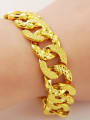 thumb High Quality Gold Plated Round Design Copper Bracelet 1