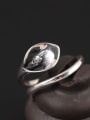 thumb S925 Silver Common Callalily Opening Ring 0
