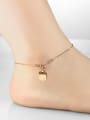 thumb Fashion Beads Cartoon Totoro Rose Gold Plated Anklet 1