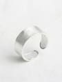 thumb Simple Silver Women Opening Ring 0