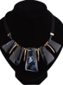 thumb Fashion Geometrical Resin Pendant Alloy Necklace 3